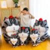 Gato Emperador Peluche Grande 70CM Con relleno de poliester