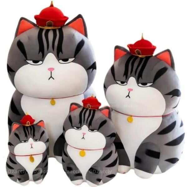 Gato Emperador Peluche Grande 70CM Con relleno de poliester