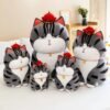 Gato Emperador Peluche Grande 70CM Con relleno de poliester