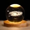 Lámpara Bola de Cristal Galaxia 8CM - Diseño Intergaláctico para Sorprenderte
