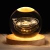 Lámpara Bola de Cristal Galaxia 8CM - Diseño Intergaláctico para Sorprenderte