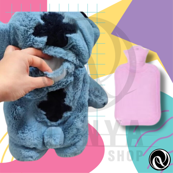Peluche Anti Cólicos 30CM + Bolsa de Agua Caliente | Modelos Lotso, Stitch y Angela
