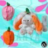 Peluche Conejo 40CM Con Efecto de Respiracion Con Controlador (extraible) con 5 Funciones