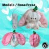 Peluche Conejo 40CM Con Efecto de Respiracion Con Controlador (extraible) con 5 Funciones