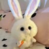 Peluche Conejo Snowball 30CM Con relleno: La ternura hecha perfección