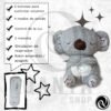 Peluche Koala 30CM Con Efecto de Respiracion Con Contro (2) Peluche Koala 30CM Con Efecto de Respiracion Con Controlador (extraible) con 5 Funciones