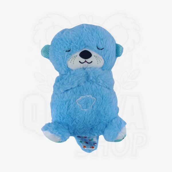 Peluche Nutria con Música y Con Efecto de Respiración Rítmica de 30CM Cableado con 1 Boton (en la pata) con 1 toque