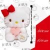 Hello Kitty Peluche con Fresa, Corazón – Muñeca Sanrio Edición Rosa, Morado 💕