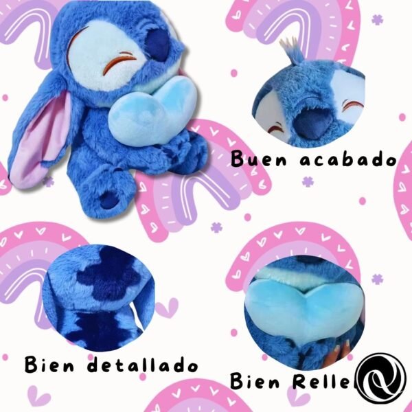 Peluche Stitch y Angela con Corazon de Disney: El Regalo Perfecto para Niños