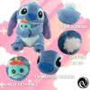 Peluche Pareja Stitch y Angela con muñeco de trapo: Adorable Angela Kawaii, Ideal para Regalos de Cumpleaños y Decoración de Habitaciones Infantiles