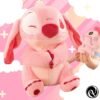 Peluche Pareja Stitch y Angela con muñeco de trapo: Adorable Angela Kawaii, Ideal para Regalos de Cumpleaños y Decoración de Habitaciones Infantiles