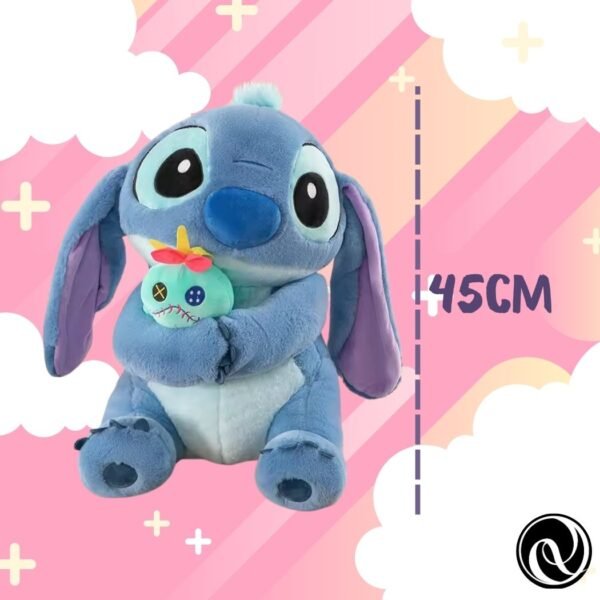 Peluche Pareja Stitch y Angela con muñeco de trapo: Adorable Angela Kawaii, Ideal para Regalos de Cumpleaños y Decoración de Habitaciones Infantiles