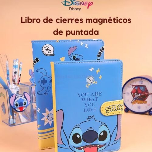 Cuaderno de Stitch con Cierre Magnético: Diario Minimalista y Elegante para Estudiantes