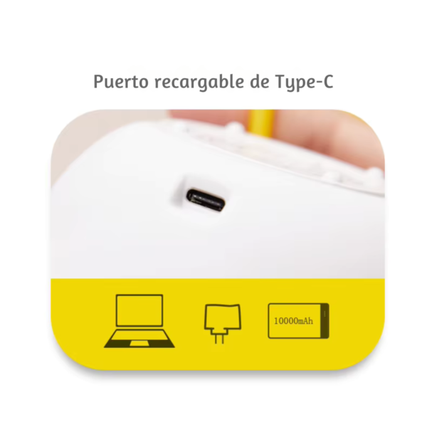Lámpara de Noche LED de Pato Recargable - Luz Nocturna de Silicona Regulable para Habitaciones Infantiles