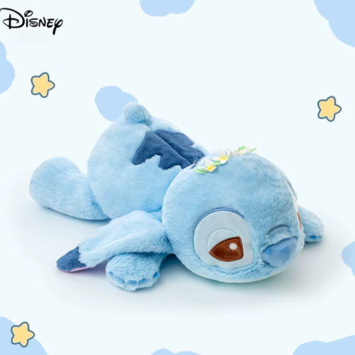 Muñeco de Peluche Stitch o Angela Dormilon en Lavanda - Almohada Suave de 50 cm, Ideal para Regalo
