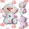 Peluche Cerdito Tiburón Rosa 2 en 1 – Nuotongqu (26 cm)🐷🦈