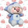 Peluche Cerdito Tiburón Rosa 2 en 1 – Nuotongqu (26 cm)🐷🦈