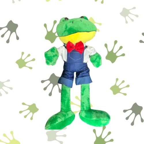 Peluche Rana René 60cm con Certificado de Adopción🐸💚
