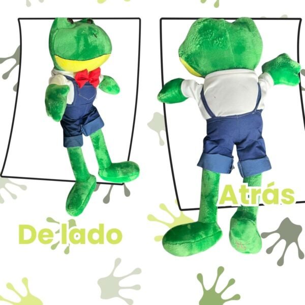 Peluche Rana René 60cm con Certificado de Adopción🐸💚