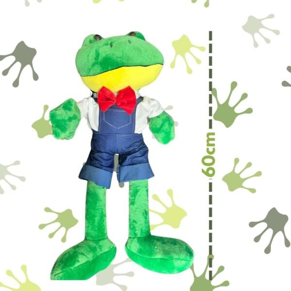 Peluche Rana René 60cm con Certificado de Adopción🐸💚