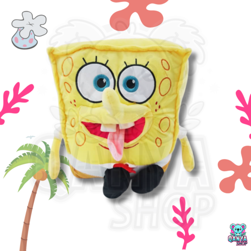 Peluche Bob Esponja 35cm – Muñecos Gigantes Suaves de la Serie Animada 🧽⭐