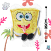 Peluche Bob Esponja 35cm – Muñecos Gigantes Suaves de la Serie Animada 🧽⭐