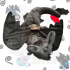 Peluche Dragón Chimuelo 30cm – Muñeco Suave Tipo Toothless de Cómo Entrenar a tu Dragón 🐉💫