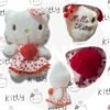 Hello Kitty con Fresa – Muñeca Sanrio de Peluche🎀🍓