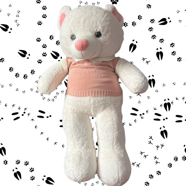 Oso de Peluche Gigante 100/120cm en traje – Almohada Suave para Regalo de Amor o Cumpleaños