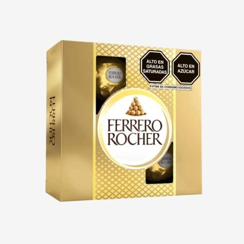 Bombones Ferrero Rocher (4 unidades) – Lujo en cada bocado🍫