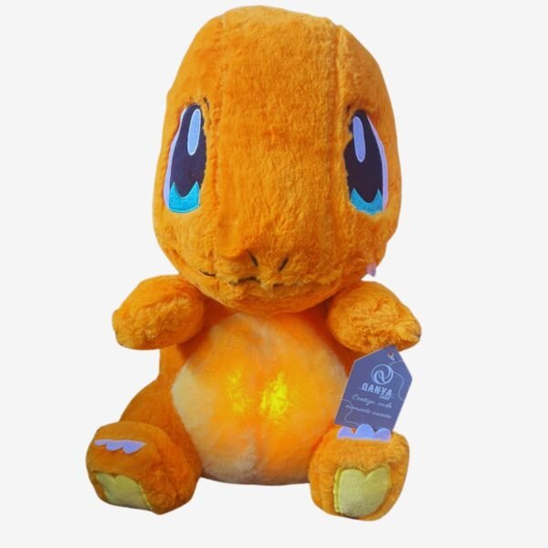 Peluche Charmander con Luz y Sonido – Compañero Sensorial para Dormir, Juguete Musical Suave para Bebés (1) Charmander Sleepy Flame – Peluche Pokémon con Luz y Sonido | Qanya Shop