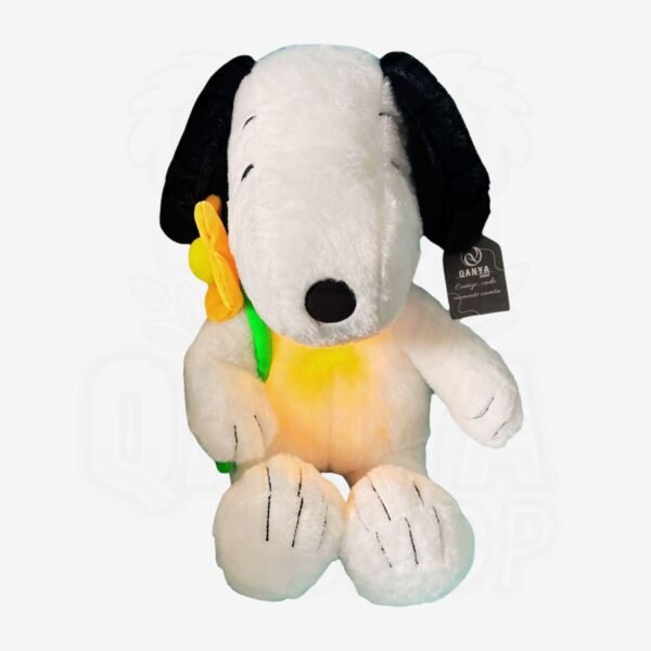 Peluche Snoopy Musical con Luz – Juguete Sensorial Calmante para Bebés, Compañero para Dormir Recién Nacido