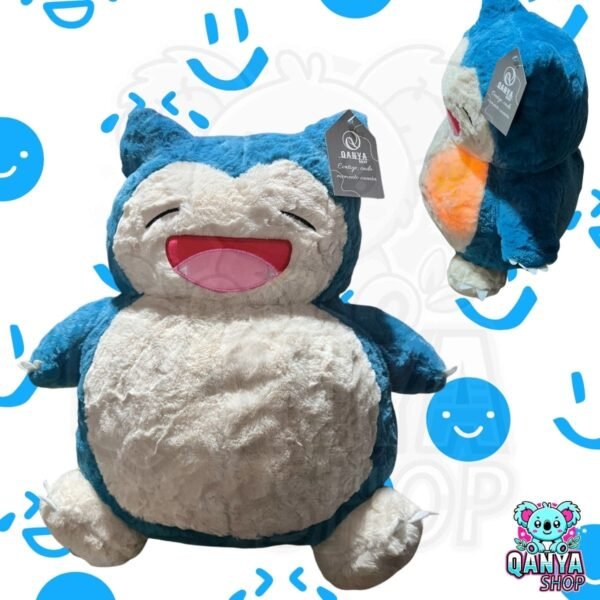 Peluche Snorlax con Luz y Sonido – Juguete Sensorial para Bebés, Suave y Musical, Ideal para Dormir Tranquilos
