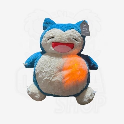 Peluche Snorlax con Luz y Sonido – Juguete Sensorial para Bebés, Suave y Musical, Ideal para Dormir Tranquilos