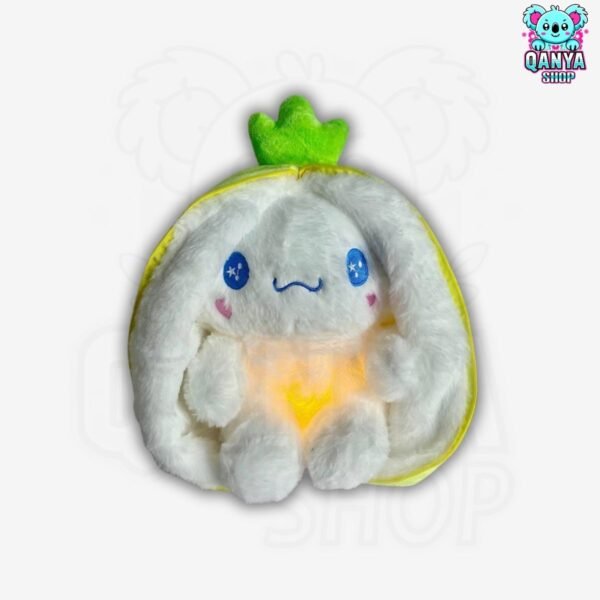 Peluche Cinnamoroll Fresa, Zanahoria, Piña 30CM Anti Estrés Con Efecto de Respiración | Cableado con 1 Botón