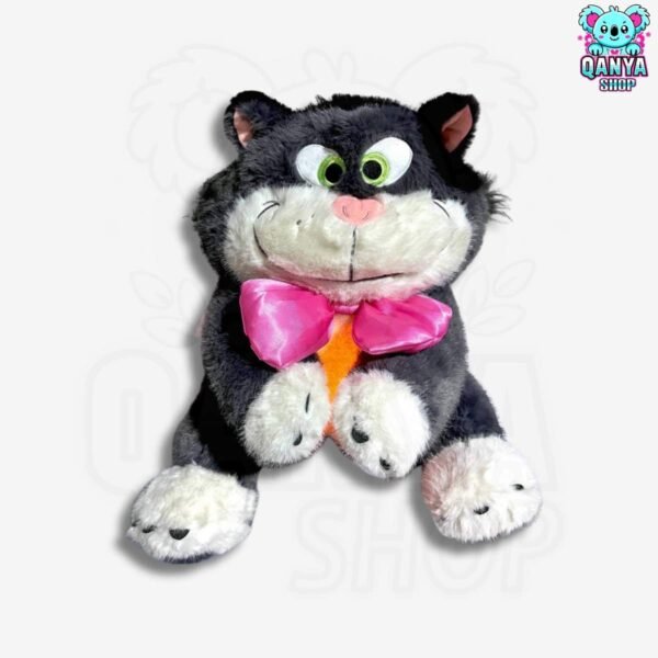 Peluche Gato Lucifer Feliz con Moño 35CM Anti Estrés con Efecto de Respiración Cableado con 1 Botón Peluche Gato Lucifer Feliz con Moño 35CM Anti Estrés con Efecto de Respiración | Cableado con 1 Botón