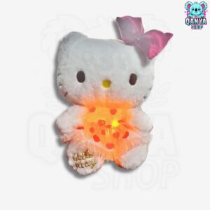 Peluche Hello Kitty con Vestido Corazonado 35CM Anti Estrés con Efecto de Respiración Cableado con 1 Botón (2) Peluche Hello Kitty con Vestido Corazonado 35CM Anti Estrés con Efecto de Respiración | Cableado con 1 Botón
