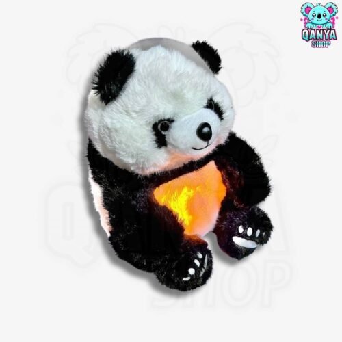 Peluche Panda 30CM Anti Estrés con Efecto de Respiración | Cableado con 1 Botón