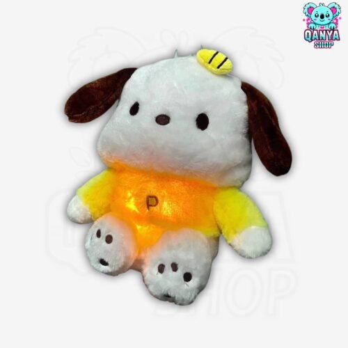Peluche Pochacco Polera Amarilla Abeja 35CM Anti Estrés con Efecto de Respiración | Cableado con 1 Botón
