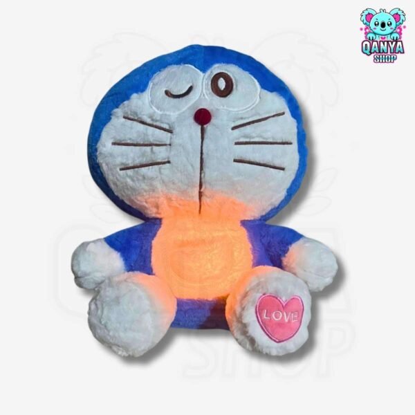 Peluche Doraemon Anti Estrés Luz Cálida con Bordado “LOVE” (40 cm) Efecto Respiración con Luz (18) Peluche Doraemon Anti Estrés 40 cm con Efecto Respiración y Luz Cálida Bordado LOVE