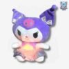 Peluche Kuromi Vestido Morado (40 cm) Anti Estrés | Efecto Respiración con Luz y Sonido