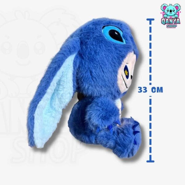 Peluche LaBUBU 33CM con Traje de Stitch Anti Estrés | Efecto Respiración con Luz