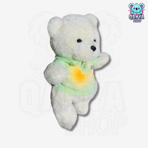Peluche Oso Articulable Camisero (40cm) Anti Estrés | Efecto Respiración con Luz y Sonido
