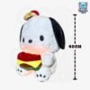Peluche Pochaco 40 cm con Hamburguesa Anti Estrés con Efecto Respiración y Luz