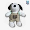 Peluche Snoopy con Overol y Mochila Anti Estrés con Efecto Respiración y Luz 40 cm y 60 cm