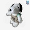 Peluche Snoopy con Overol y Mochila Anti Estrés con Efecto Respiración y Luz 40 cm y 60 cm