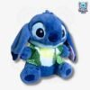 Peluche Stitch con Polera Playera (45 cm) Anti Estrés | Efecto Respiración con Luz y Sonido