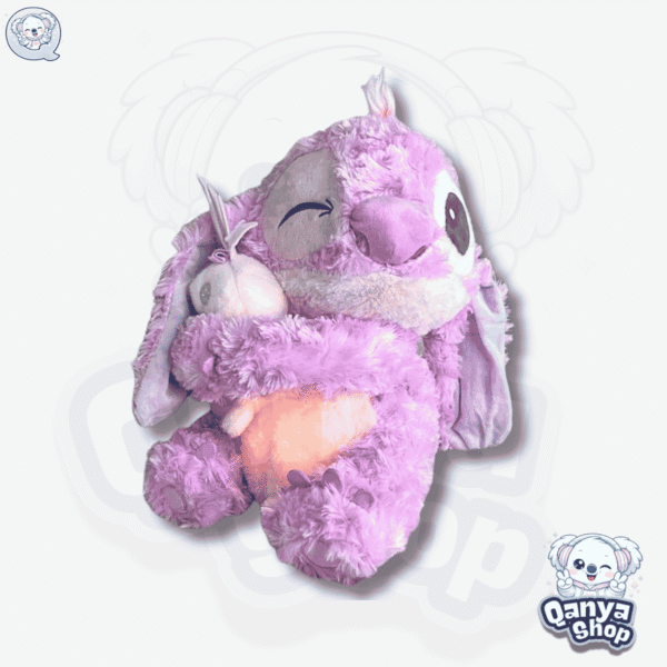 Peluche Angela Floreado 30 cm con Efecto Respiración con Luz y Sonido