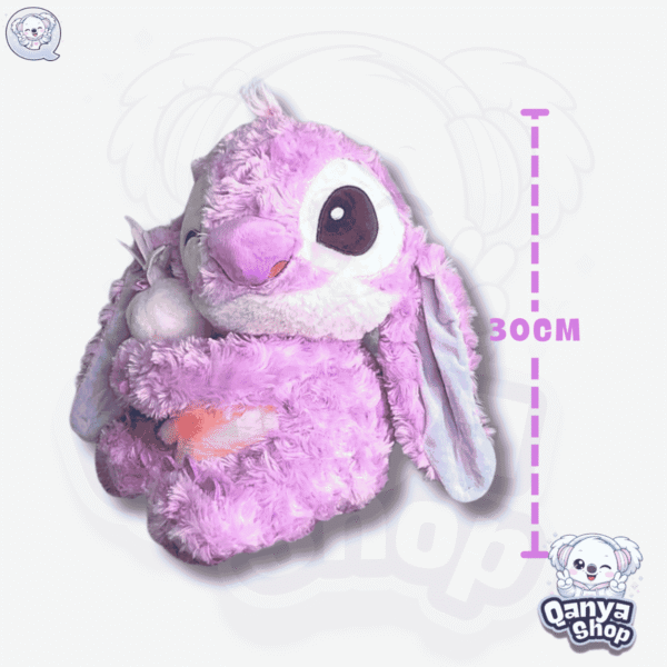 Peluche Angela Floreado 30 cm con Efecto Respiración con Luz y Sonido