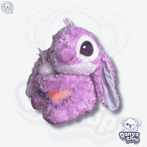 Peluche Angela Floreado 30 cm con Efecto Respiración con Luz y Sonido